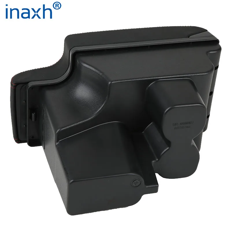 Reposabrazos para coche Toyota Hilux, caja de almacenamiento, Cenicero, accesorios, USB, LED