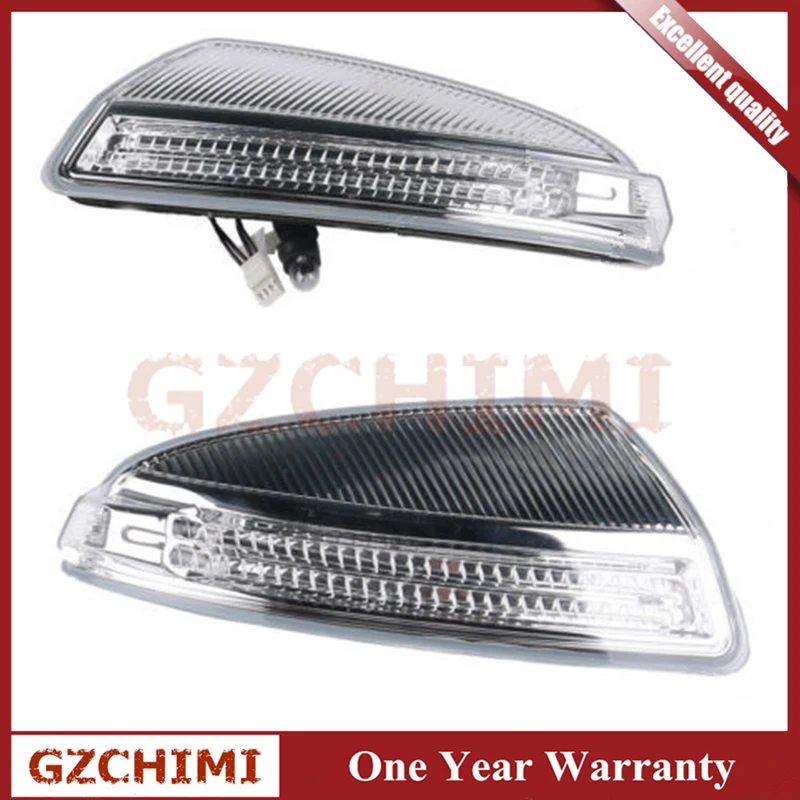 2pcs Right &Left Car Plastic Door Mirror Turn Signal Light Fit For Mercedes W164 ML300 ML350 ML450 ML500 08-14  1649061300