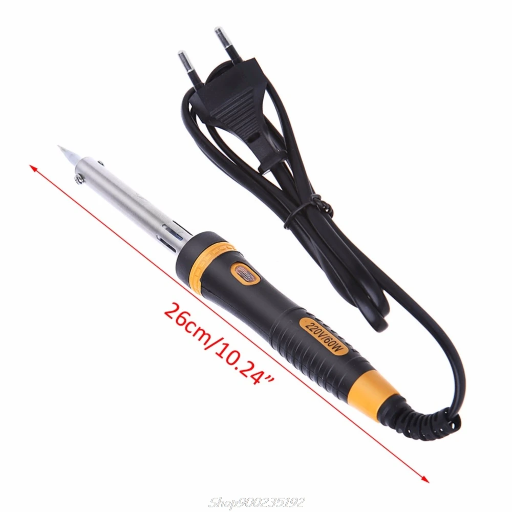 60W 220V Electric Soldering Iron Heating Tool Lightweight Soldering Hot Iron Welding 26 With EU Plug Jy22 20 Dropship