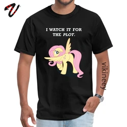 For the Plot Fluttershy Summer Fall Michael Myers Round Collar Tops Shirt Short Ussr Birthday Clothing Shirt Rife T-Shirt