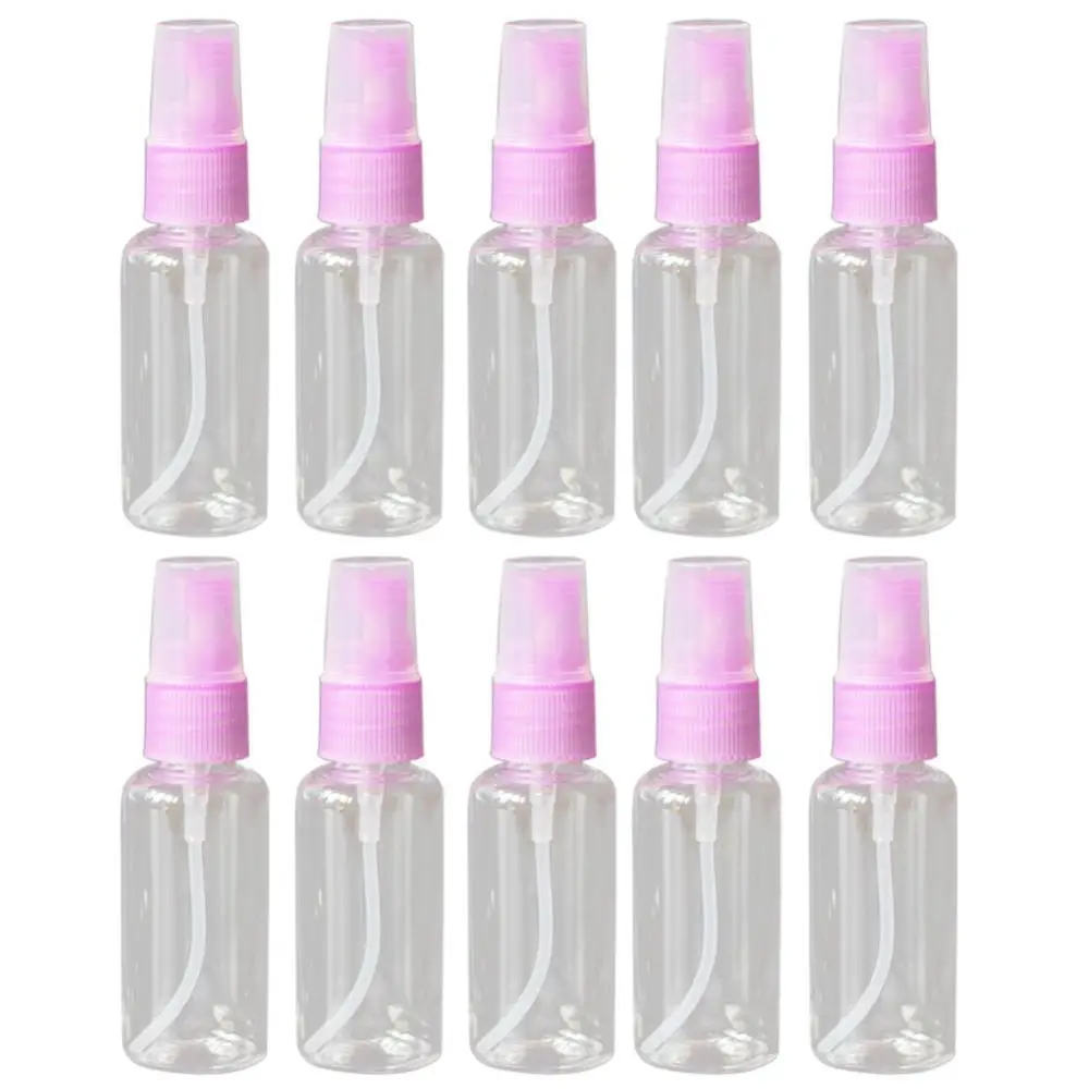 

5/10Pcs Mini Essential oil Bottle Women Plastic 30ML Empty Cosmetic Containers Clear Perfume Spray Bottles