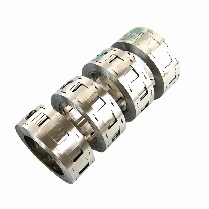 10M 고품질 니켈 시트 니켈 도금 강철 스트립 더블 18650 전원 배터리 연결 시트 니켈 스트립 펀칭 스트립