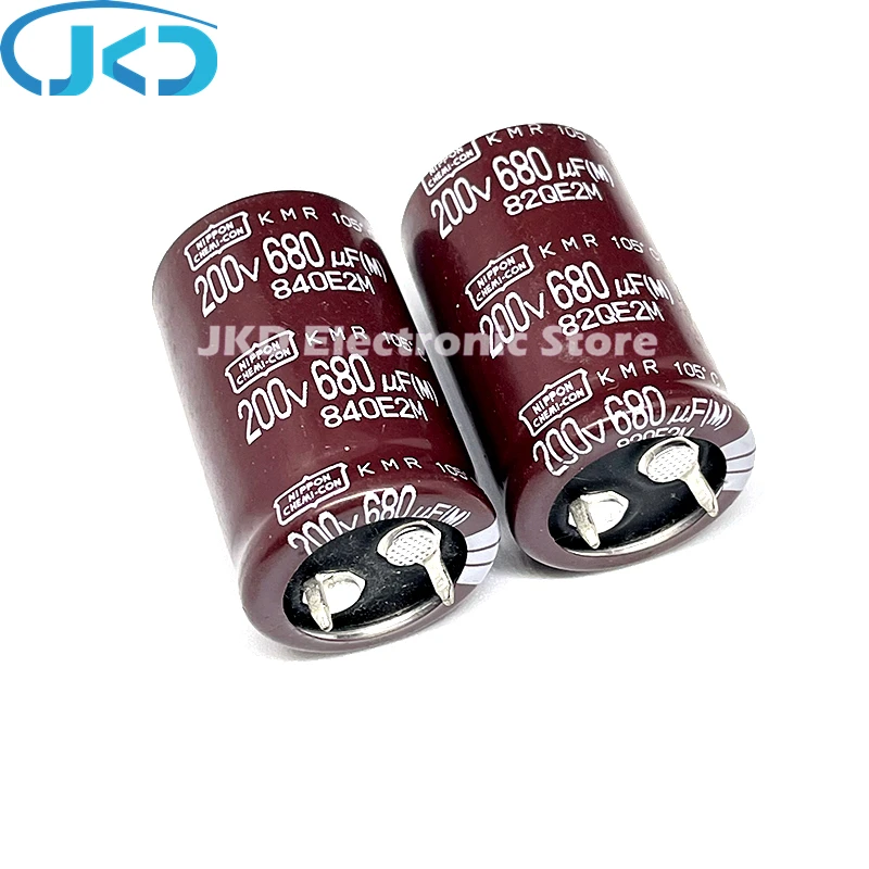 15pcs 680uF 200V NIPPON NCC 22x35mm Low ESR 200V680uF Aluminum Electrolytic Capacitor 680UF 200V 22*35MM