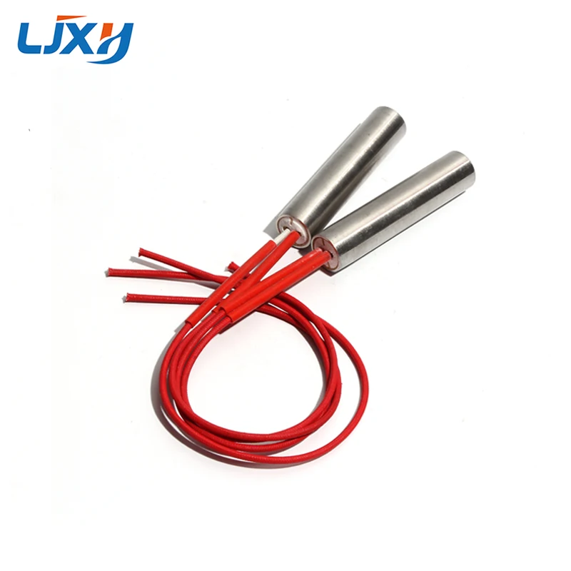 LJXH 2PCS 15mm 30~70mm  Single-End Heating Tube Cartridge Heater Cylindrical SUS 110/220/380V 110/150/200/220/260W Electric Part