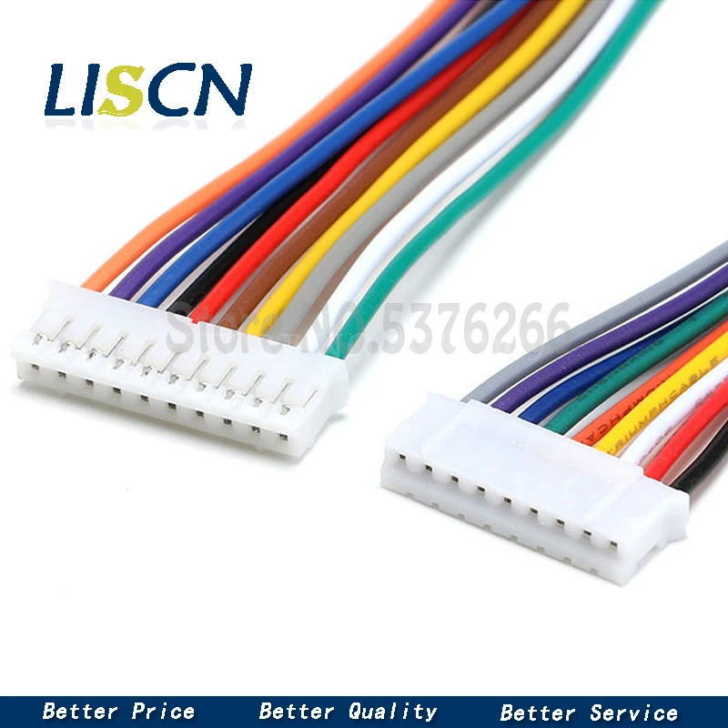 5Sets PH2.0 Micro Mini JST 2.0 PH Connector Male Female Plug Wires Cables Socket 50CM 26AWG 2/3/4/5/6/7/8/9/10/11/12 Pin