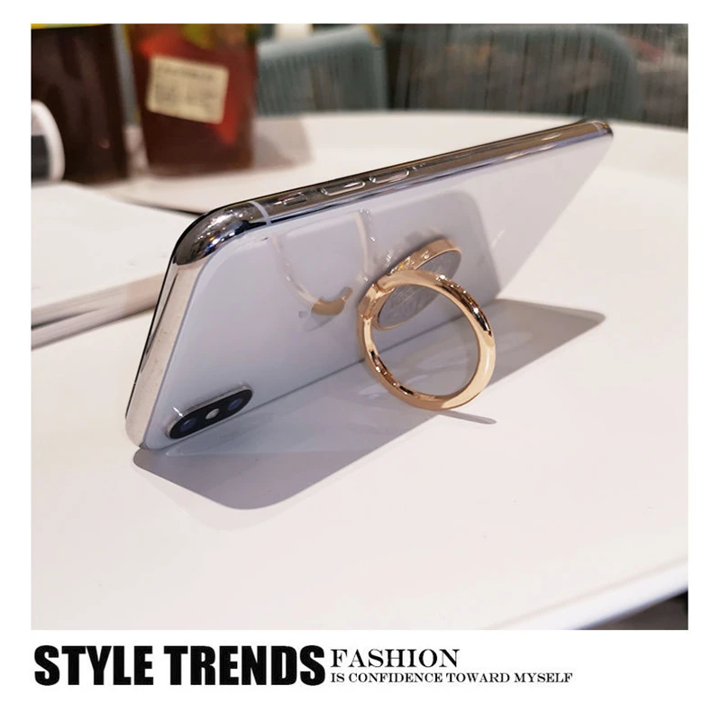 Кольцо-держатель, креативные часы, подставка для смартфона, телефона, телефона, аксессуары для iphone 12, Samsung, Xiaomi, Huawei