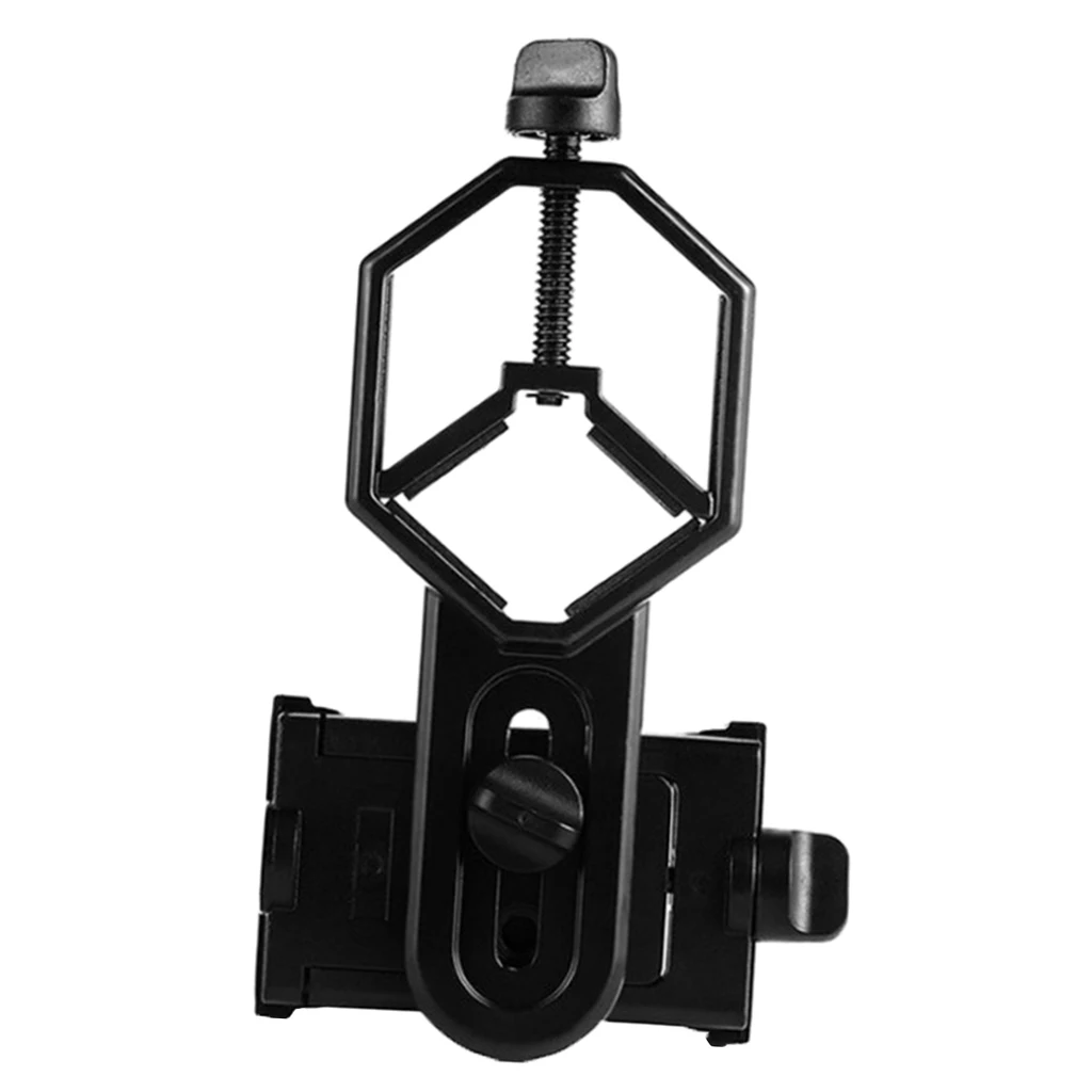 Telescope Phone Holder Mount 360 Degree Slot For Monocular Binoculars Scope