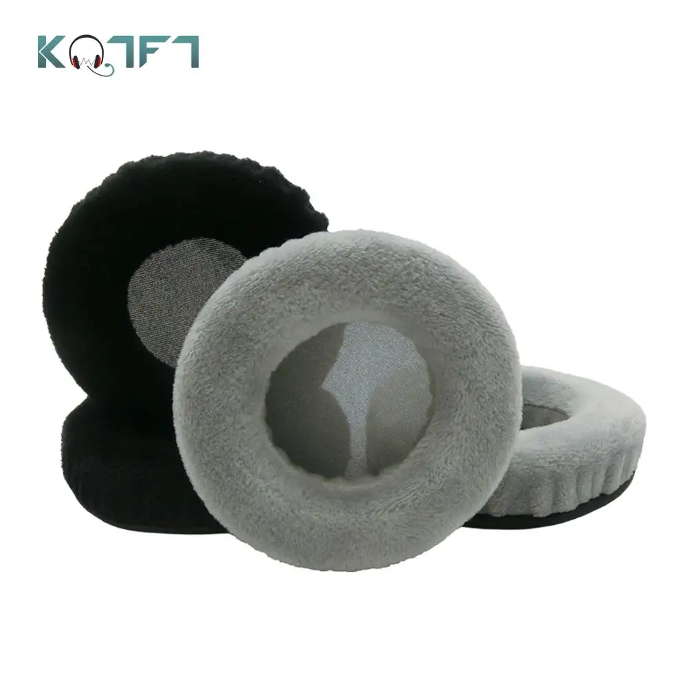 

KQTFT 1 Pair of Velvet Replacement Ear Pads for Monster N-Tune Ntune N tune HD Headset EarPads Earmuff Cover Cushion Cups