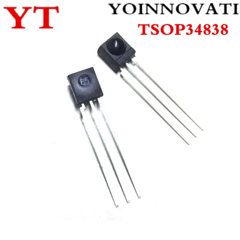 10PCS/LOT TSOP34838 V34838 The infrared receiving tube 3V-5.5V NEW Good quality