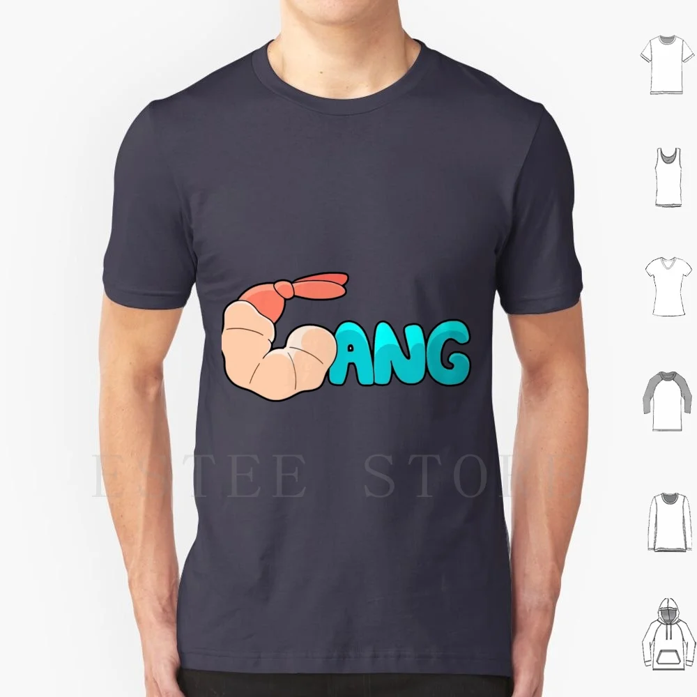 Shrimp Gang T Shirt Print Cotton Chain Cleaner Nipple Jewellery Tom Thumb Bit Park Tool Chain Cleaner Navel Jewelry Reinsman