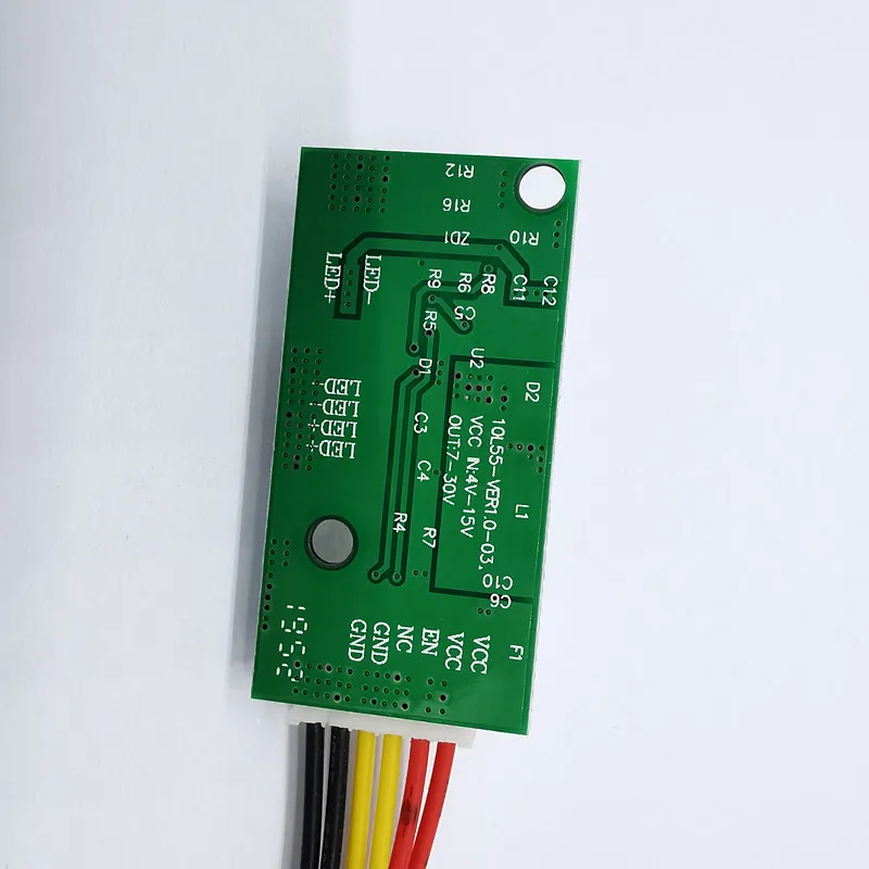 LED لوحة تحكم شاملة في التلفزيون الإل سي دي الخلفية تيار مستمر الداعم محرك المجلس يدعم الجهد واسعة VCC في 4 فولت-15 فولت LED خارج 7 فولت-30 فولت