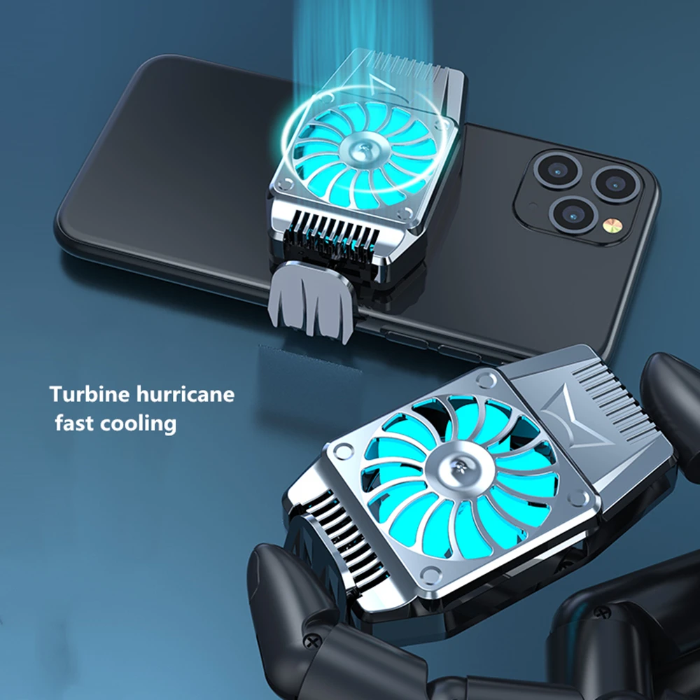 Good Quality Mobile Phone Cooler Semiconductor Radiator Cooling Fan Bracket Is silent and Stretchable