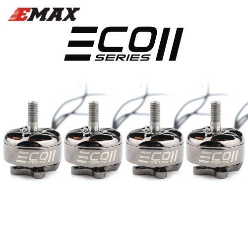 高品質4個emaxエコiiシリーズ2207モータ6s 1700KV/1900KV 4s 2400KVブラシレスモーターfpvレーシングrcドローン