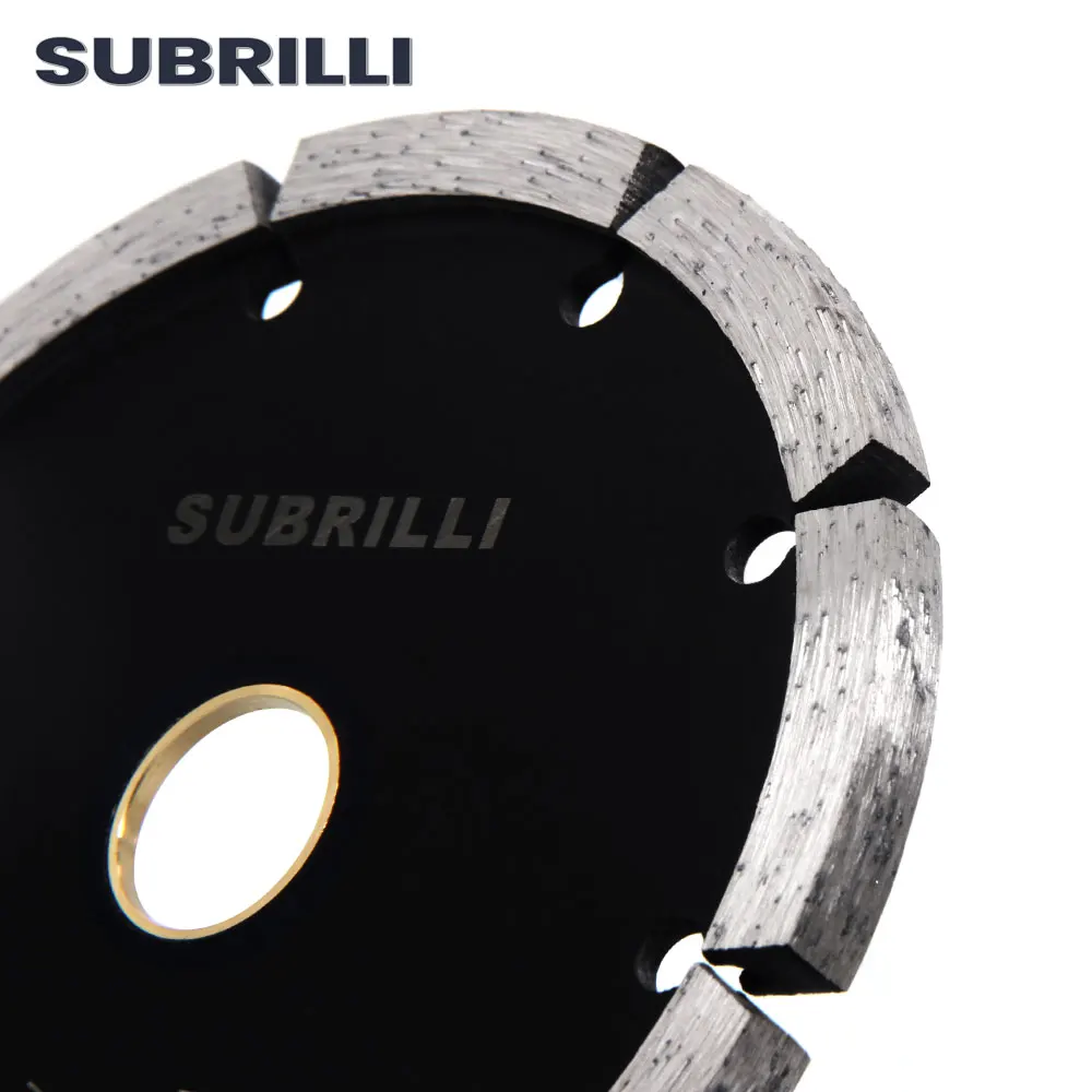 SUBRILLI 5 Inch 125mm Diamond Tuck Point Blade Concrete Wall Tuck Pointing Grinding Tool 8mm Thickness Segment 22.23mm