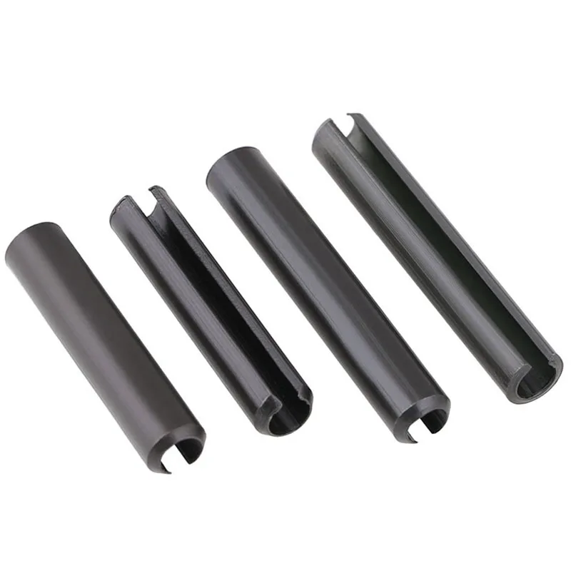 M1.5 M2 M2.5 M3 M4 Black Elastic Split Pin  Spring Cylindrical Pin  Cylindrical Hollow Dowel