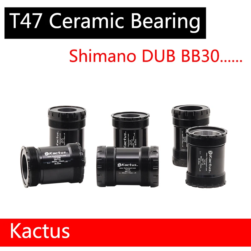 Bicycle Bottom Bracket Ceramic Bearing BB T47 for Trek/Shimano/ SRAM Mountain Road Bike Cranksets Central Movement Thread 86.5mm