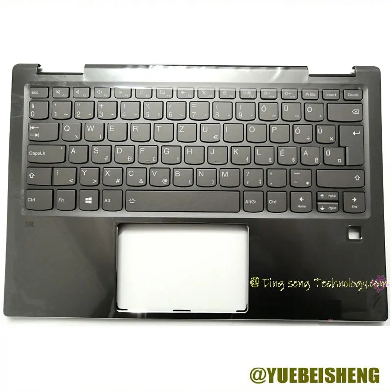 

YUEBEISHENG New/Orig For Lenovo Yoga 720 13 yoga 720-13 palmrest Hungarian keyboard upper cover 5CB0N67870