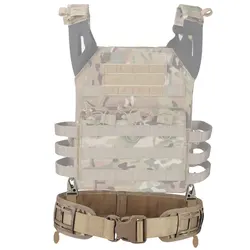 Cinturón táctico MOLLE modular con cierre de liberación rápida