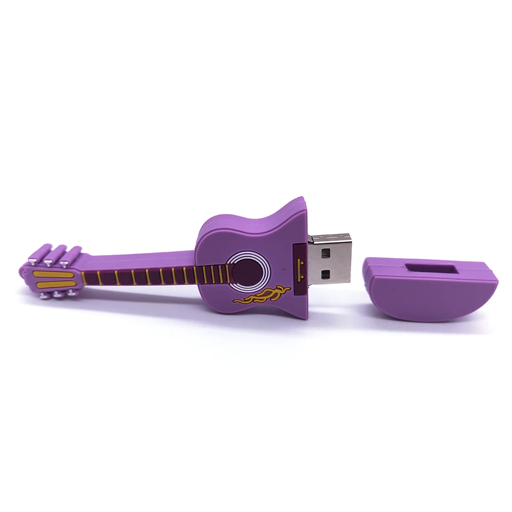 Cartoon Usb Stick Guitar Usb Memory Usb Flash Drive  Pen Drive  Pendrive 4gb 8gb 16gb 32gb 64gb 128g Flash Disk  Usb Device Gift