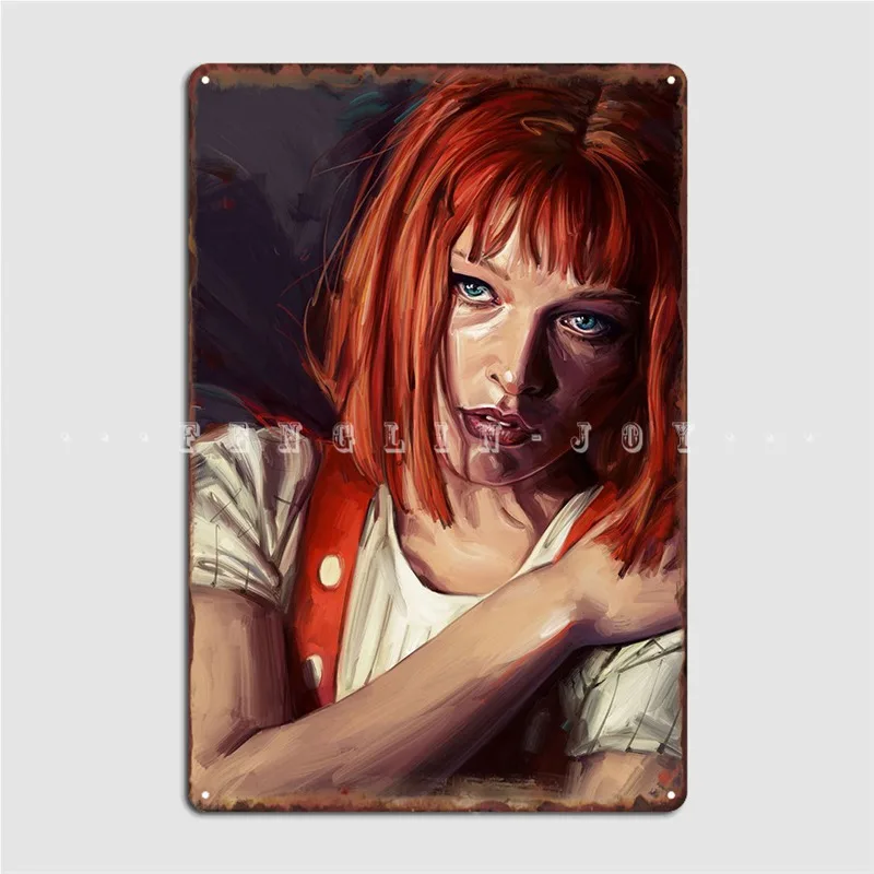 Leeloo Metal Sign Cinema Garage Customize Plates Cave Pub Tin Sign Poster