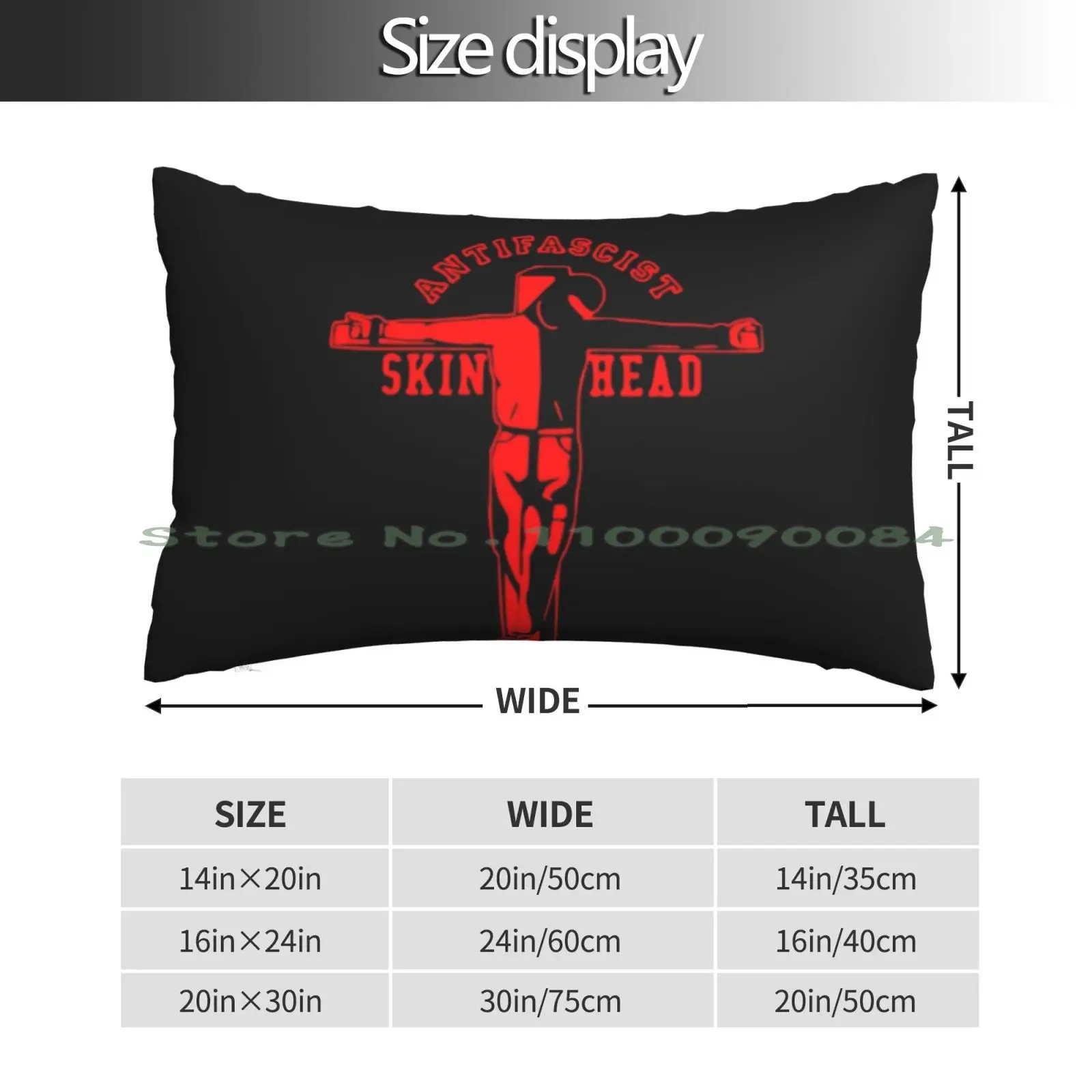 Antifa Skinhead , Red Pillow Case 20x30 50*75 Sofa Bedroom Alphatauri Racing Alpha Tauri Motorsport Kvyat Scuderia France