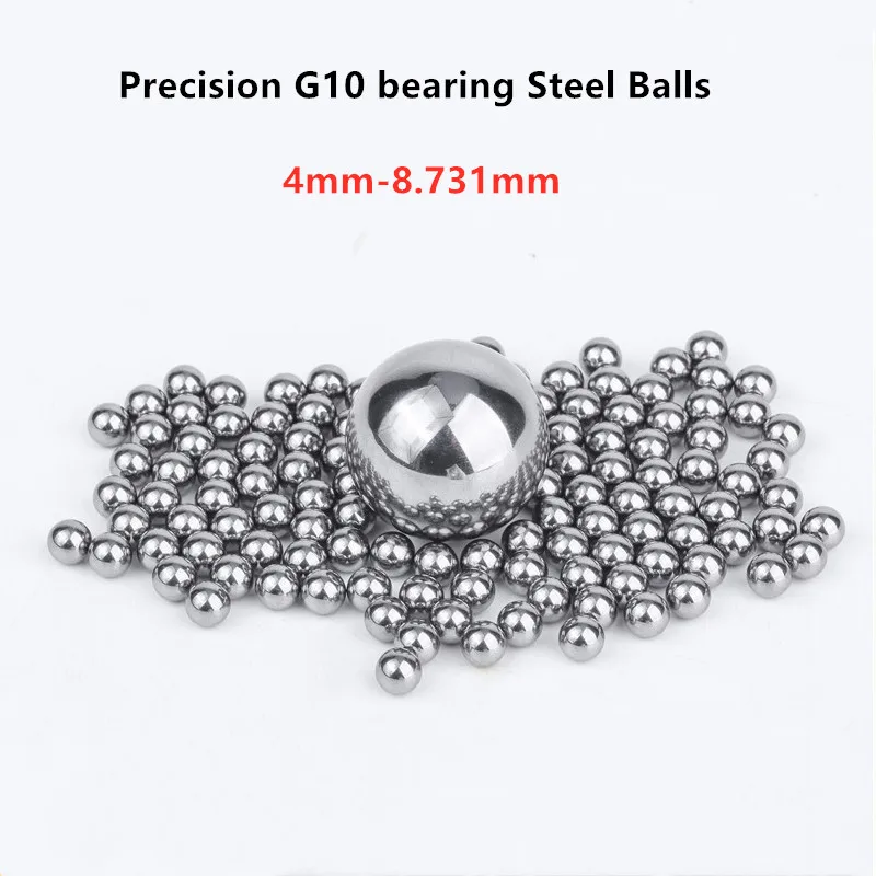 

500pcs precision G10 solid bearing Steel Balls 4 4.5 4.763 5 5.556 5.953 6 6.35 6.5 6.747 7.144 7.5 8.731 mm steel ball bead