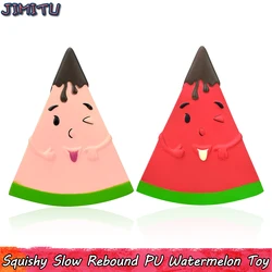 Cute Watermelon Squishy Toys for Children Funny Fruit Anti stress Slow Rising Squishies Baby Toy Office Kitchen Home Decoration