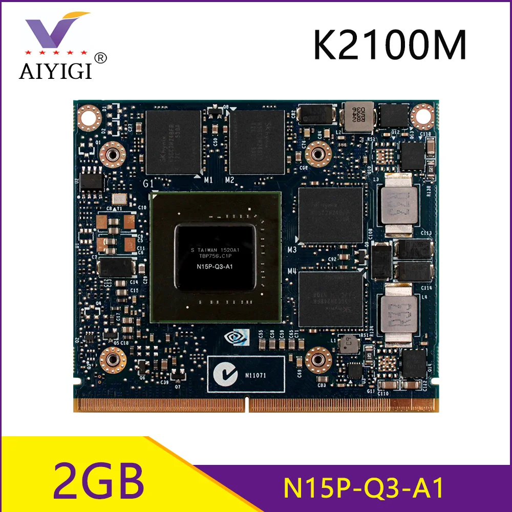 Placa Gráfica Quadro para Imac K2100 K2100m 2gb N15p-q3-a1 0g4fn0 X-bracket A1311 A1312 2009 2010 2011 Ano