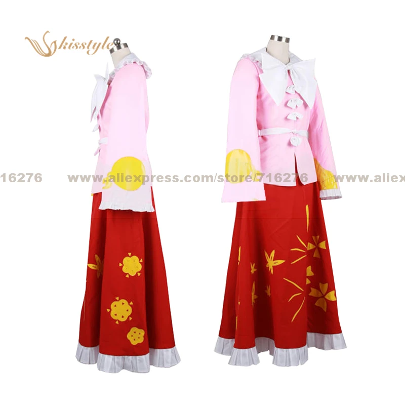 Kisstyle Fashion Touhou Project Toho Project Shrine Maiden Imperishable Night Houraisan Kaguya Uniform Clothing Cosplay Costume