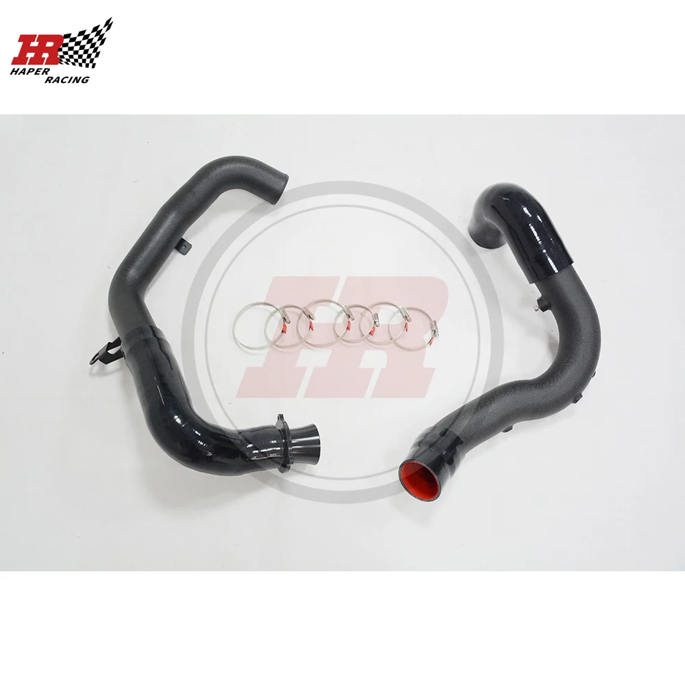 HP RACING 2.75‘’ Charge Pipe Boost Pipe Kit For A3 S3 GOLF R G TI MK7 EA888 Gen3 1.8T 2.0T TSI Black/Red Color