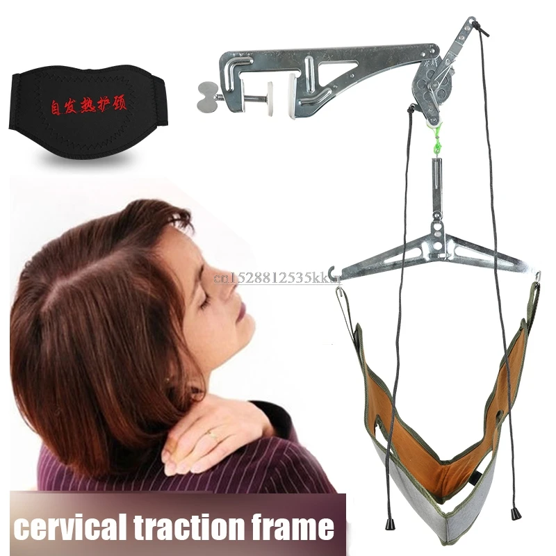 

Medical Neck Brace Cervical Traction Frame Doors Suspension Cervical Spondylosis Treatment Tensioner Neck Stretcher Pain Relief