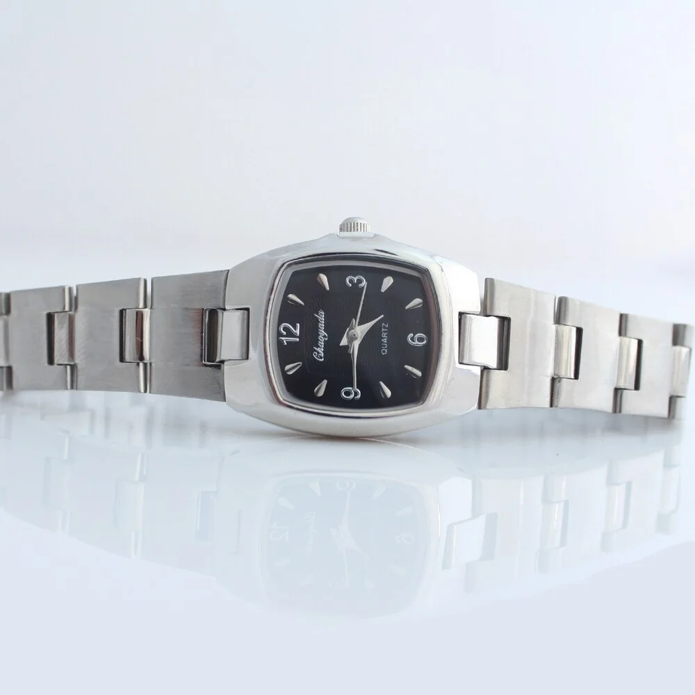 الرجال النساء موضة ساعات كوارتز فستان عادية الفولاذ المقاوم للصدأ ساعة اليد زوجين عشاق ساعات المعصم