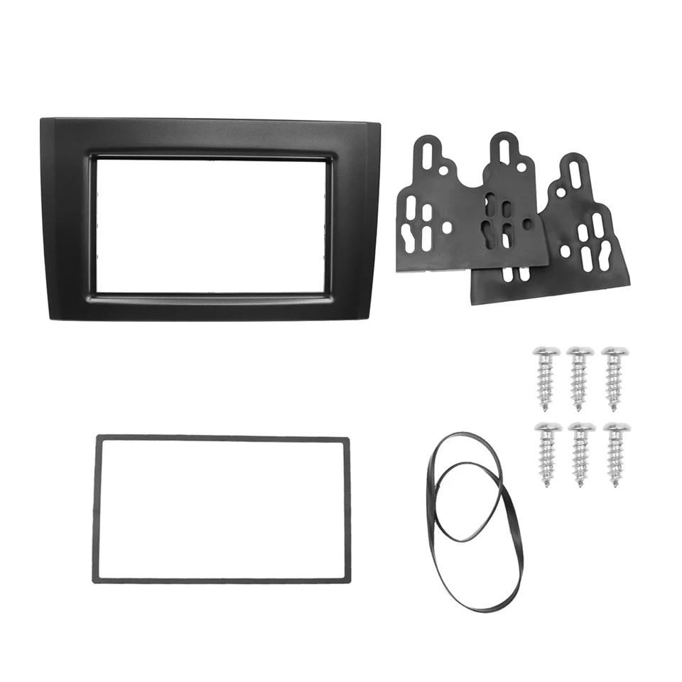 2 Din Car Radio Fascia For Volvo XC90 2002+ DVD Stereo Frame Panel Dash Installation CD Frame Mounting Trim Kit Bezel