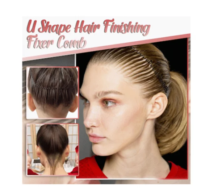 Professional Invisible Broken Hairpin Adult Tiara Tools For Women Roll Curve Needle Invisible Bangs Comb Styling Accessory