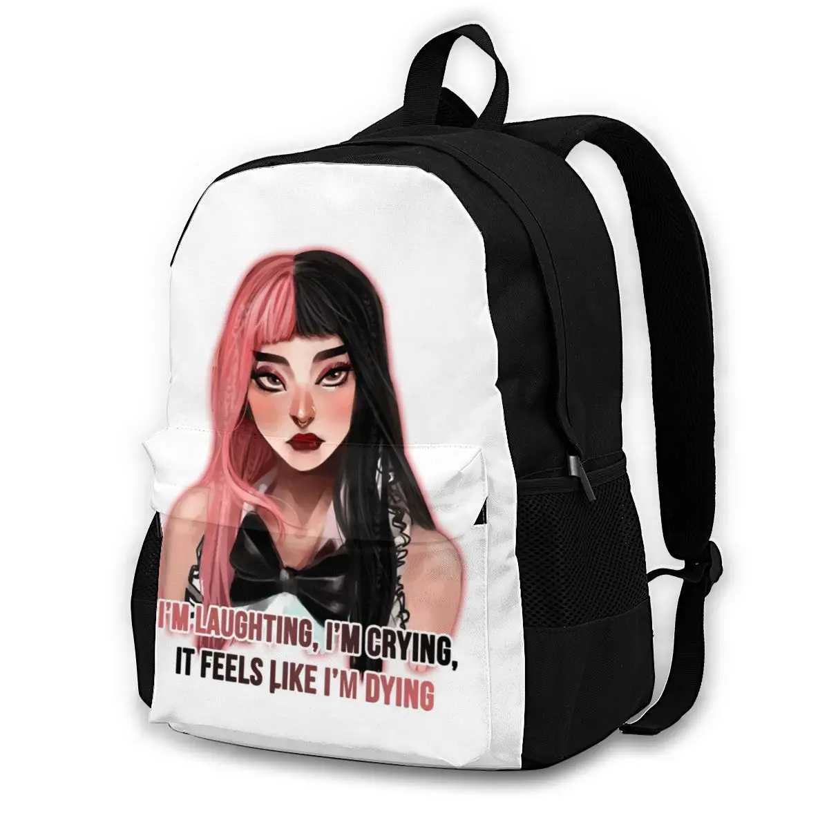 Melanie Martinez Backpacks Beautiful Polyester University Backpack Teenage Pattern Bags