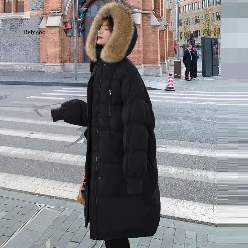 Real Fur Collar Parka Womens Winter Down Jacket 2018 Winter Jacket Women Thick Snow Wear Winter Coat Lady Clothing Female Jacket