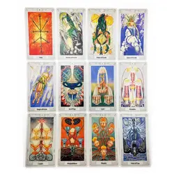 Thoth Tarot 78 Cards Deck Mysterious Divination Oracle Playing Card Family Party Board GameDrop Shipping