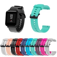 For Xiaomi Amazfit Bip lite Silicone Watchband bracelet For Huami Amazfit GTS GTR 42mm smart watch Bands Sport Wrist Strap