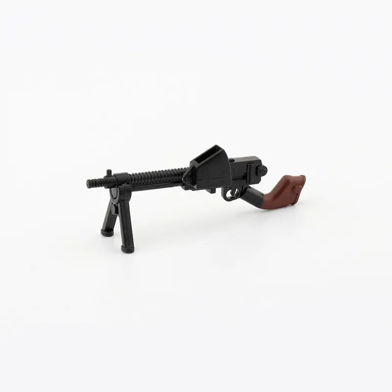 WW2 Military Weapon Building Block Guns British Japanese US Army Two-color Thomson Submachine Gun M24 M3 Bricks Accessories C222