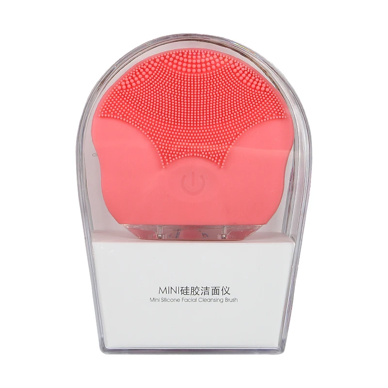 Electric Facial Cleansing Brush Silicone Cleanser Deep Pore Waterproof Soft Vibration Deep Washing Brush Cleansing Tools