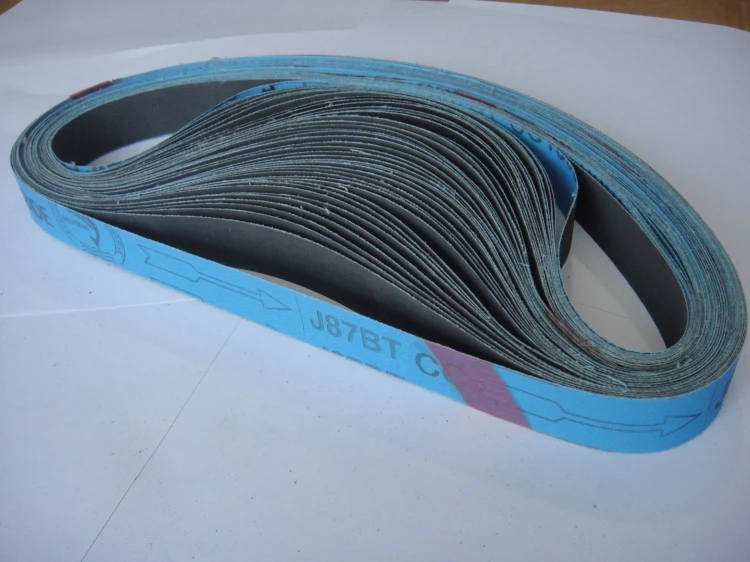 762*25mm Silicon carbide Sandpaper Belt  J87BT P100-P1500 Soft Abrasive Sanding Belts for Low hardness metals
