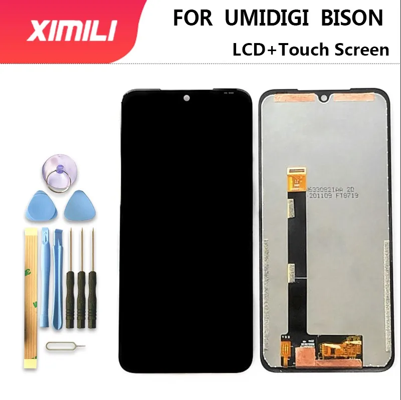 Oryginalny wyświetlacz LCD UMIDIGI BISON 6.3 "+ ekran dotykowy 100% oryginalny przetestowany wyświetlacz LCD wymiana panelu DigitizerGlass dla BISON