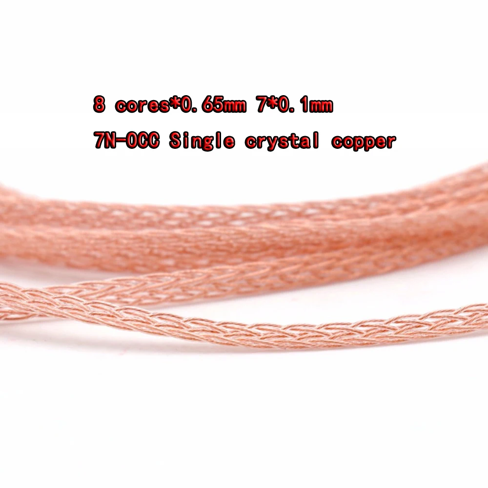 Haldane HIFI 4.4 3.5 2.5มม.TRRS สมดุล8 Core Litz Braid หูฟังอัพเกรดสำหรับ MDR-Z7 Z7M2 MDR-Z1R D600 d7100หูฟัง