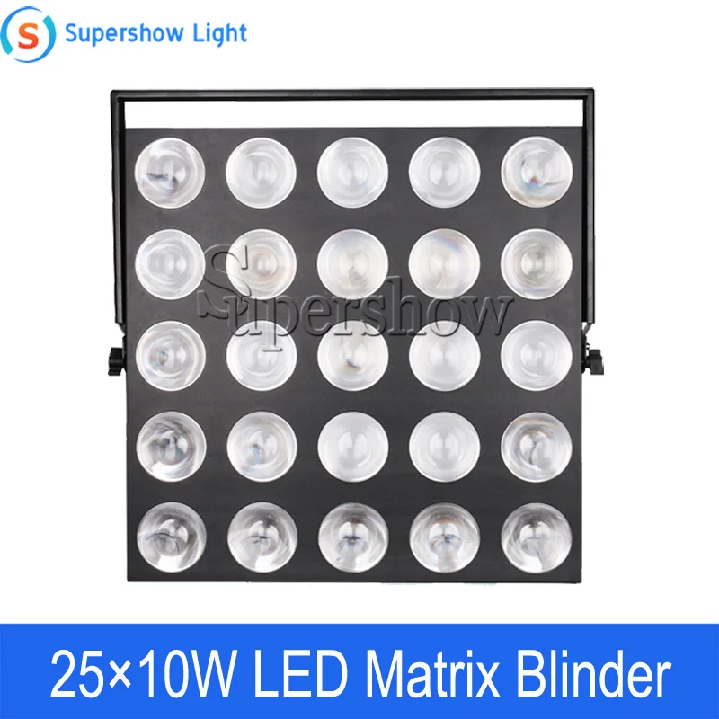 25 Eye Flood Lighting 25*10W LED Matrix Blinder Light DMX Stage Uplighting For Show Concert