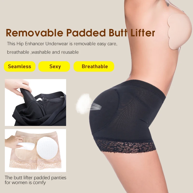 Butt Lifter Shaper Women Padded Panties Slimming Underwear Body Shaper Hips Up Butt Enhancer Sexy Tummy Control Panties