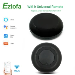 Wifi Smart IR Remote Control Infrared Universal Smart Life APP Control One For All TV DVD AUD Voice Wireless Remote Control