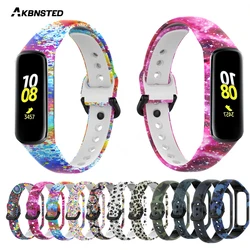 AKBNSTED Wrist Band For Samsung Galaxy Fit 2 SM-R220 Smart Strap Watchbands Silicone Bracelet Accessorios For Galaxy Fit2 Correa