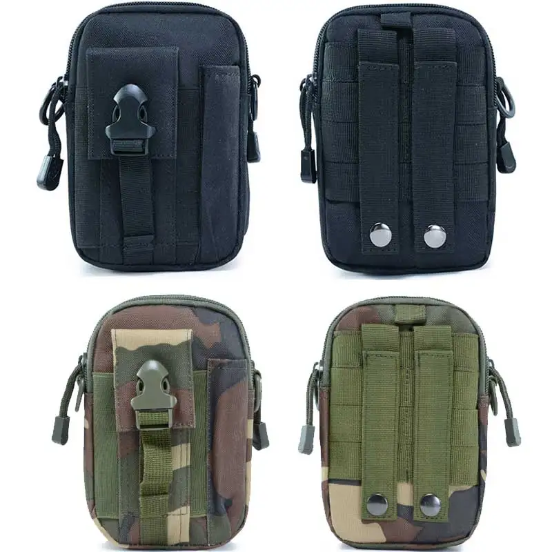 Kits de primeros auxilios tácticos Molle con cinturón, bolsa médica de emergencia para coche al aire libre, herramienta de supervivencia para acampar, bolsillo para teléfono