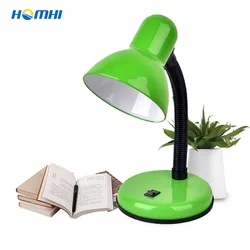 Homhi Color Children Reading Table Lamp Indoor Lighting Night Lampe Desk Decoration Led Bedside Light Stand Green HDL-006