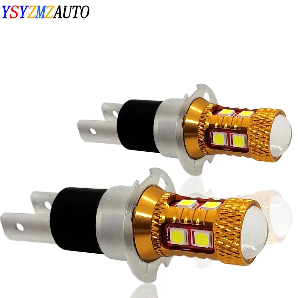 2PCS H3C Car Lights Fog Lamp H3 Super Bright 3030 9SMD 1200LM Day Lamp Driving Day Running Lamp Car Headlight White 12V